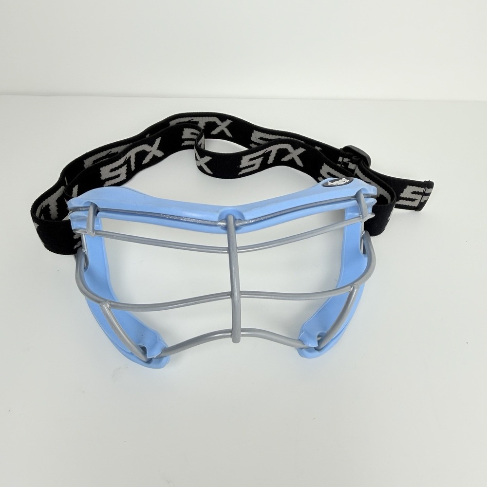 STX 4Sight Plus-S Field Hockey Goggles Adult Light Blue Protective Mask